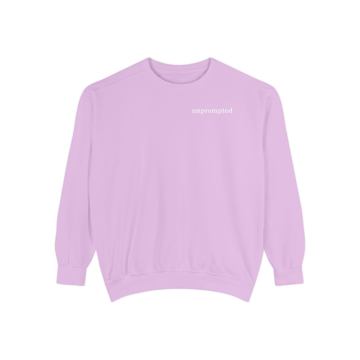 unprompted sweatshirt
