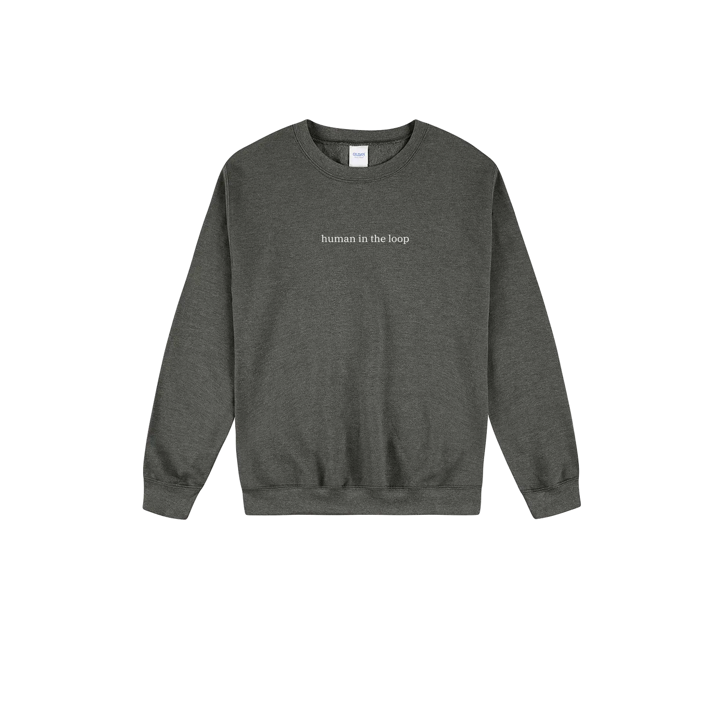 Dark Heather front flat lay