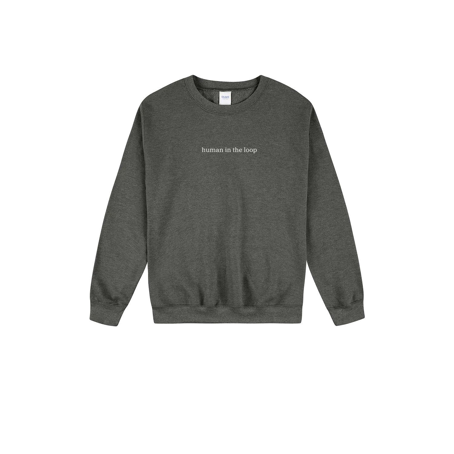 Dark Heather front flat lay