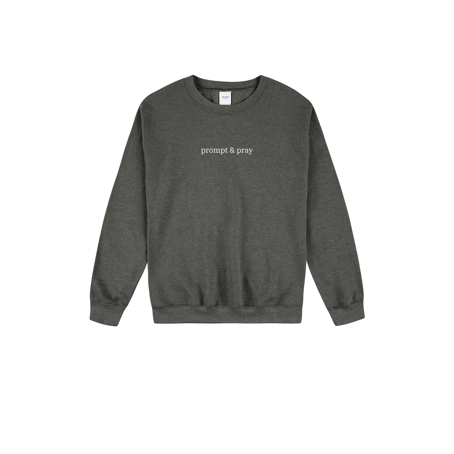 Dark Heather front flat lay