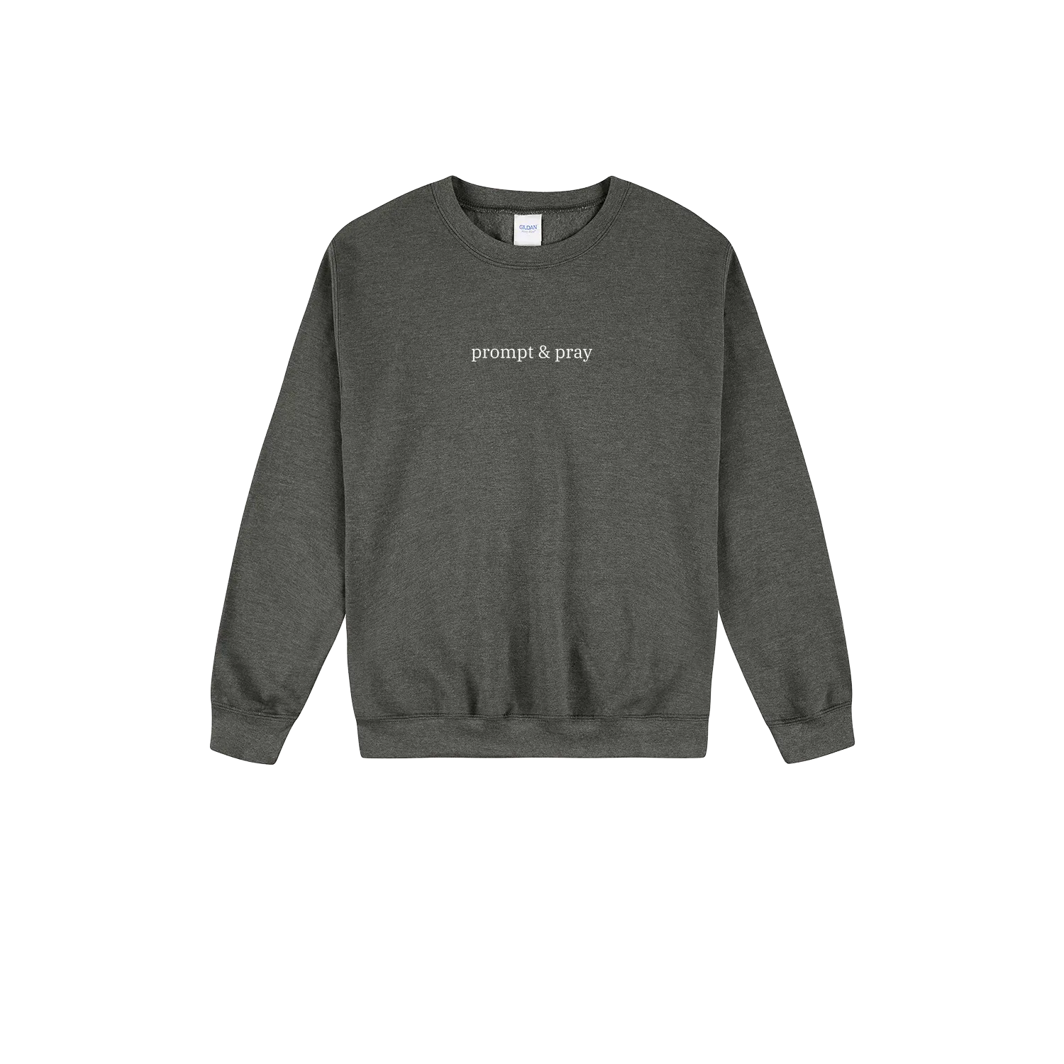 Dark Heather front flat lay