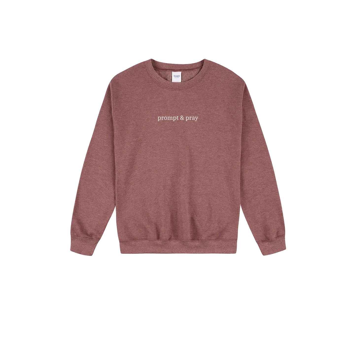 Heather Sport Dark Maroon front flat lay