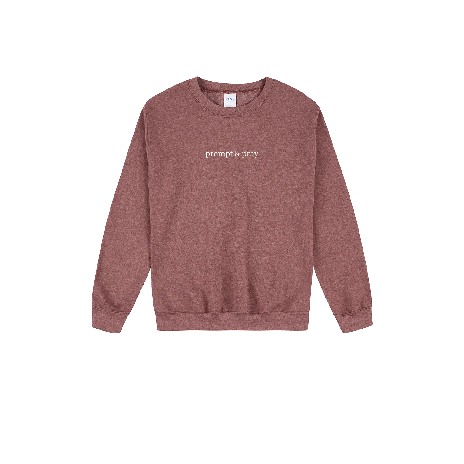 Heather Sport Dark Maroon front flat lay