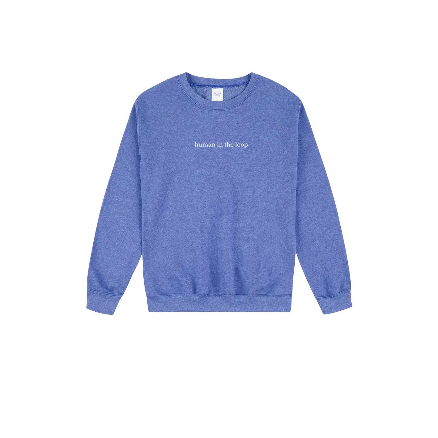 Heather Sport Royal front flat lay