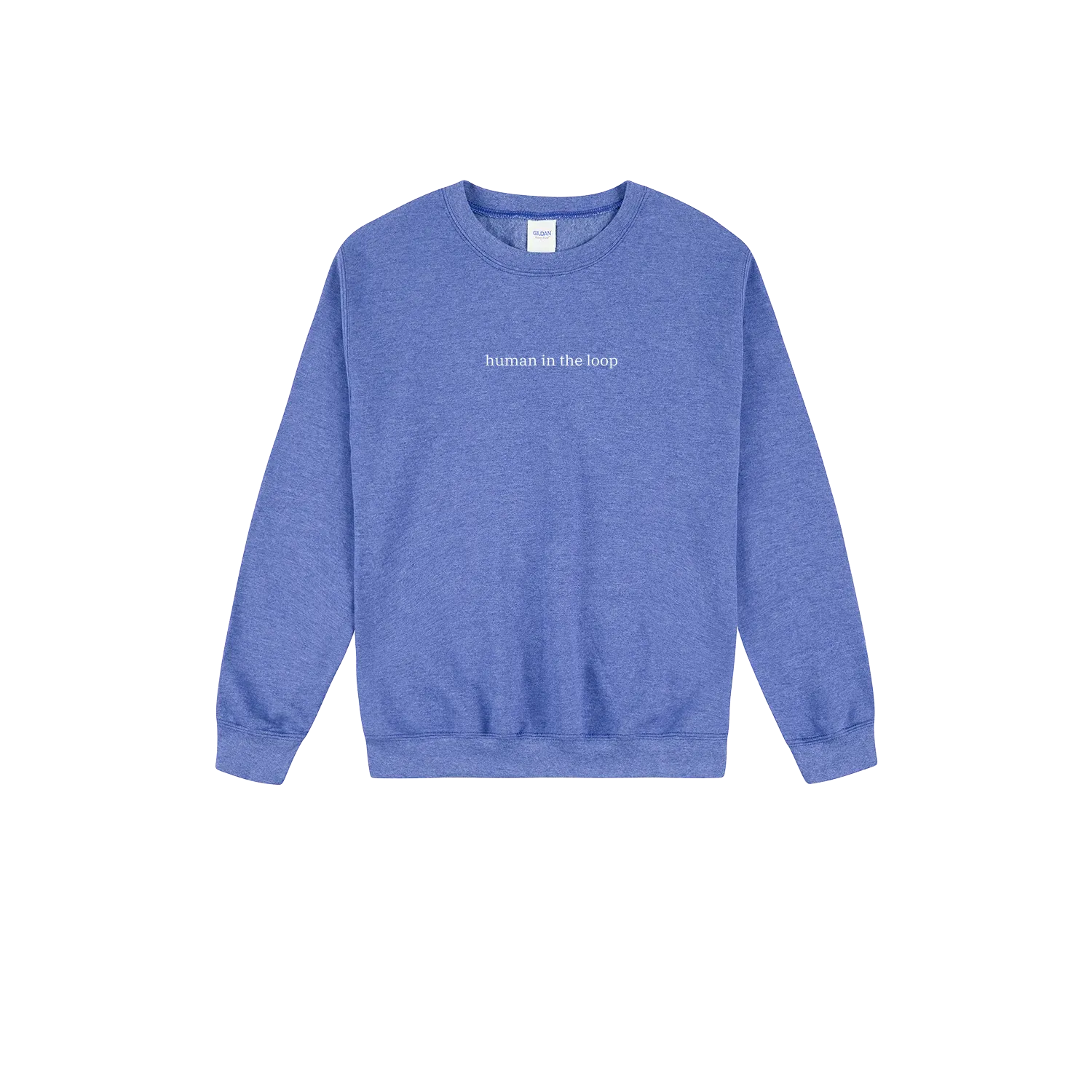 Heather Sport Royal front flat lay