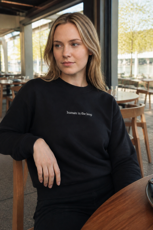 Human in the Loop Sweatshirt - Embroidered