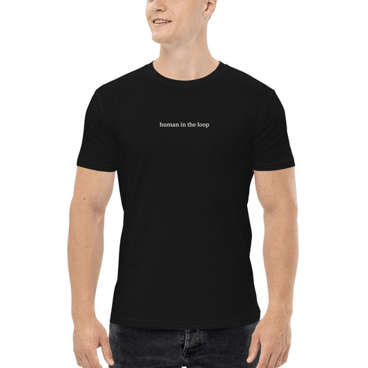 Human in the Loop Tee in Black