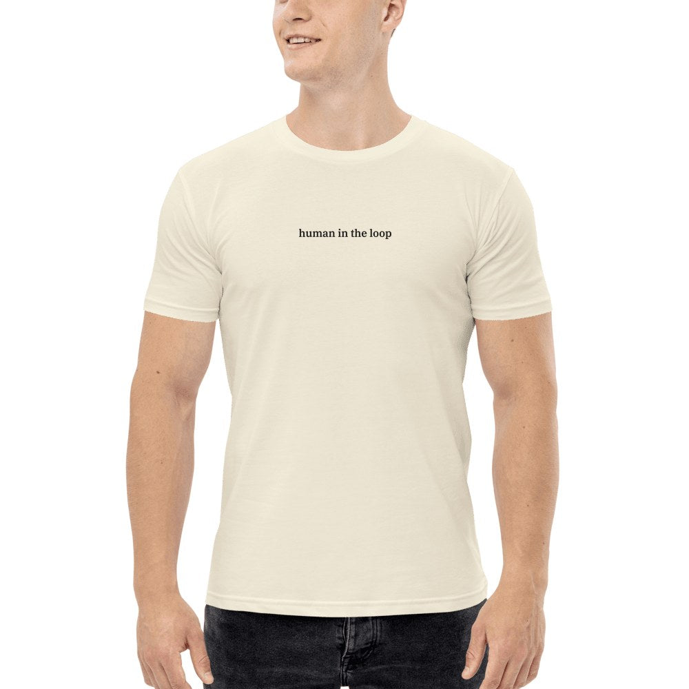 Human in the Loop Tee in Natural