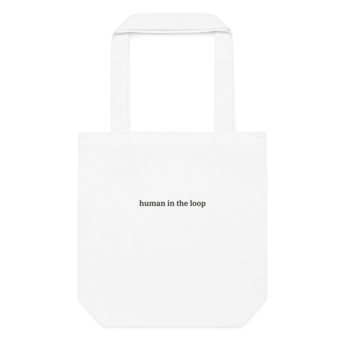 Human in the Loop Tote in White