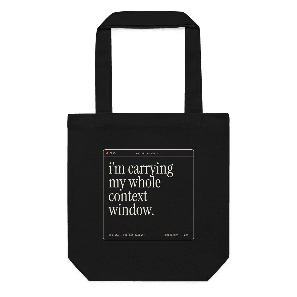 Context Window Tote in Black