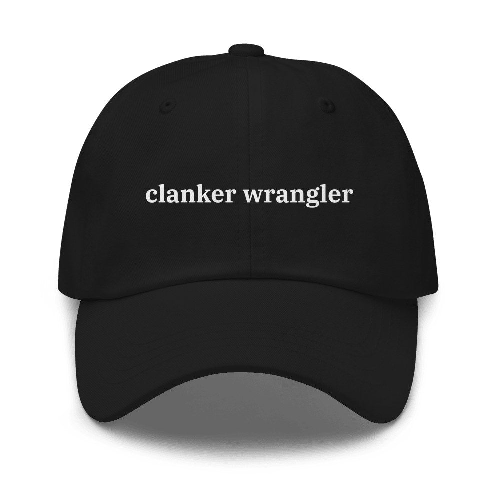 Clanker Wrangler Dad Cap in Black