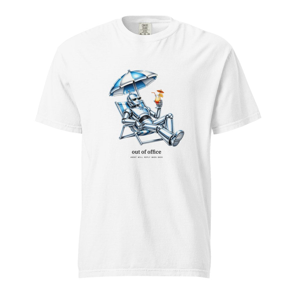 Out of Office Heavy Tee in White