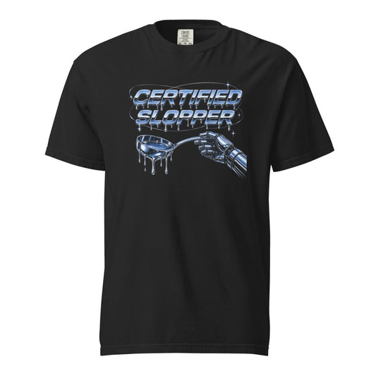 Certified Slopper Heavy Tee in Black