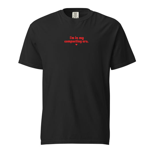 Compacting Era Heavy Tee in Black