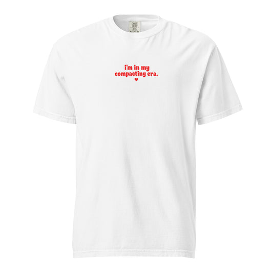 Compacting Era Heavy Tee in White