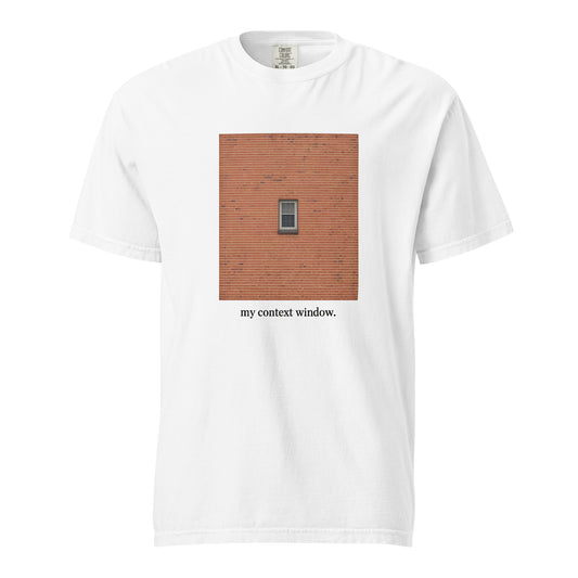 My Context Window Heavy Tee in White